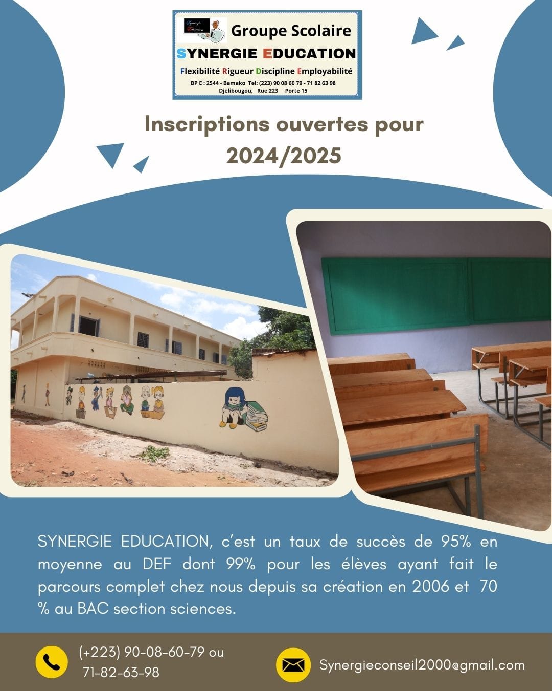 Façade Synergie Éducation